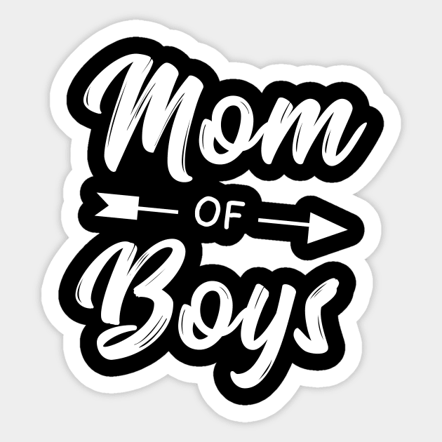 mom of boys Sticker by BadrooGraphics Store